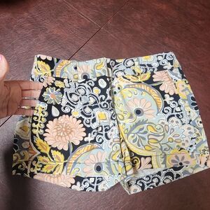 LOFT Multicolor Abstract Patterned Fabric